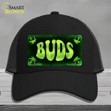 Buds Novelty License Plate Hat Mesh / Black