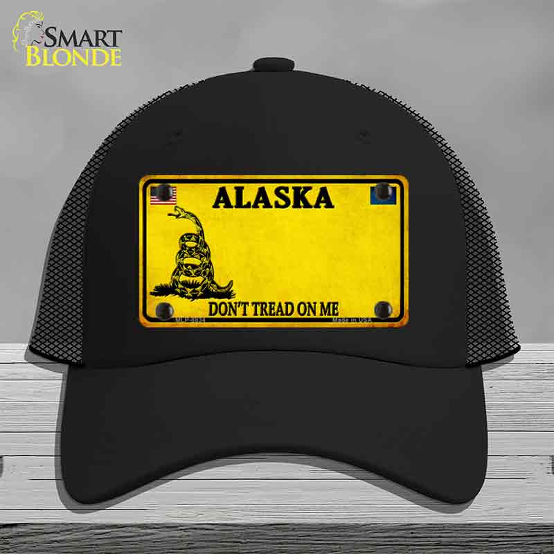 Alaska Dont Tread On Me Novelty License Plate Hat HAT-MLP-8834