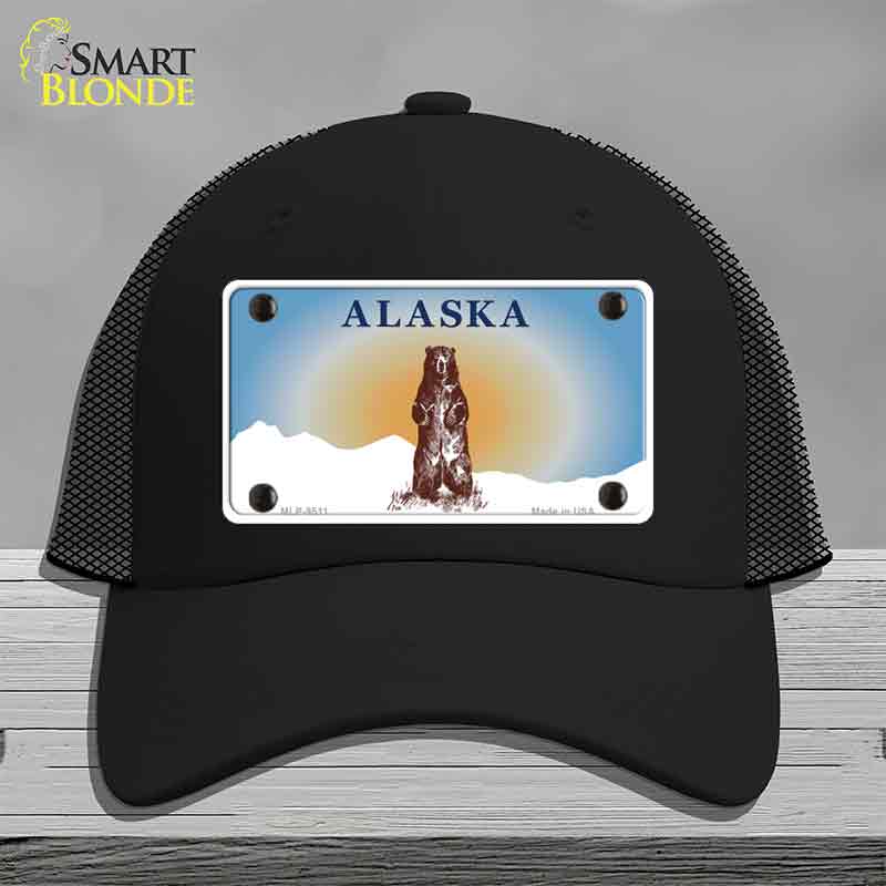 Alaska Bear Novelty License Plate Hat HAT-MLP-9511