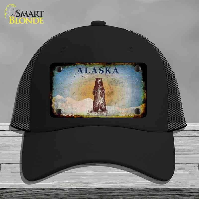 Alaska Bear Rusty Novelty License Plate Hat HAT-MLP-9512