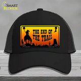 End Of Trail Scenic Novelty License Plate Hat Mesh / Black