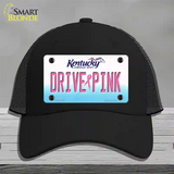 Drive Pink Kentucky Novelty License Plate Hat Mesh / Black