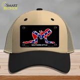 Southern Style Sexy Novelty License Plate Hat Mesh / Khaki|Black
