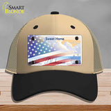 Alabama with American Flag Novelty License Plate Hat HAT-MLP-12329
