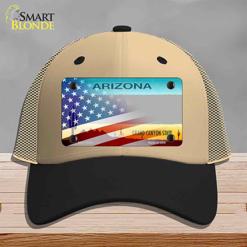 Arizona License Plate American Flag Novelty License Plate Hat HAT-MLP-12431
