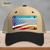 Arizona License Plate American Flag Novelty License Plate Hat HAT-MLP-12431