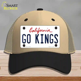 Go Kings California Novelty License Plate Hat Tag Mesh Khaki|Black