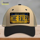 The Ralph New York Rusty Novelty License Plate Hat Tag Mesh Khaki|Black