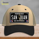 San Juan Puerto Rico Black Novelty License Plate Hat HAT-MLP-14297