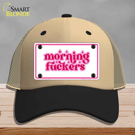 Morning F-ckers Novelty License Plate Hat HAT-MLP-14490