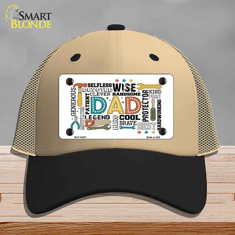 Dad Qualities Novelty License Plate Hat HAT-MLP-14497