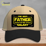 Best Father in the Galaxy Novelty License Plate Hat HAT-MLP-14503