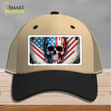 American Skull Novelty License Plate Hat HAT-MLP-14509