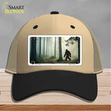Bigfoot Silhouette Forest Novelty License Plate Hat HAT-MLP-14524