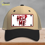 Help Me Bloody Novelty License Plate Hat HAT-MLP-14539