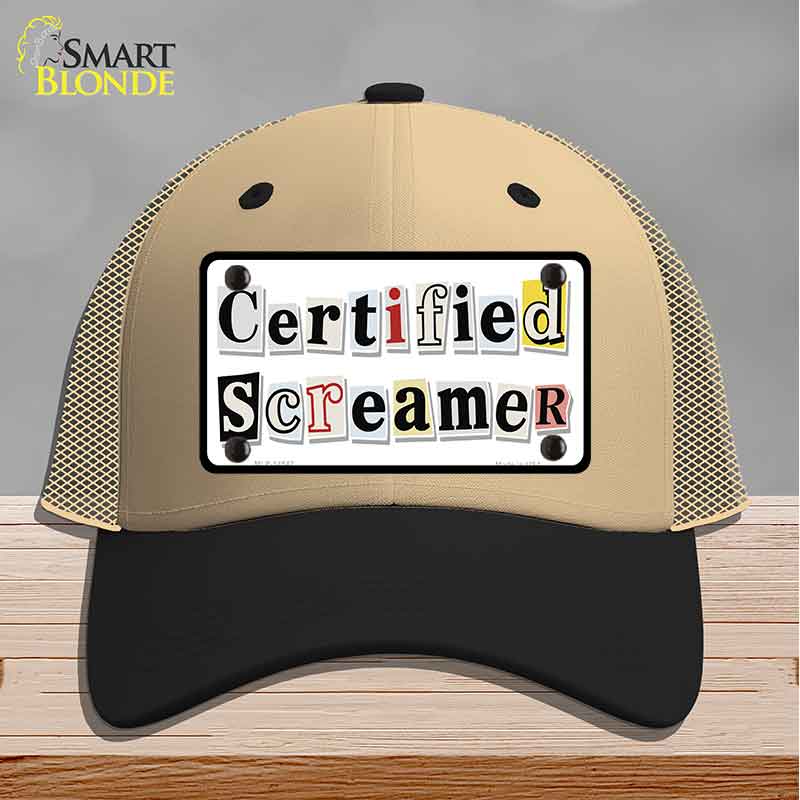 Certified Screamer Novelty License Plate Hat HAT-MLP-14542