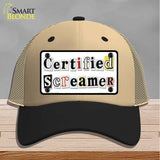 Certified Screamer Novelty License Plate Hat HAT-MLP-14542