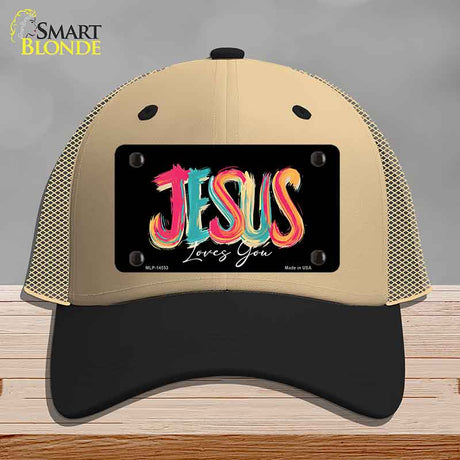 Jesus Loves You Novelty License Plate Hat HAT-MLP-14553