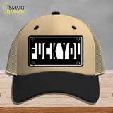 F-ck You Hidden Novelty License Plate Hat HAT-MLP-14555