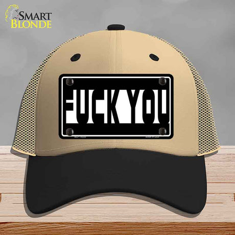 F-ck You Hidden Novelty License Plate Hat HAT-MLP-14555
