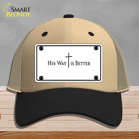 His Way is Better Novelty License Plate Hat HAT-MLP-14559