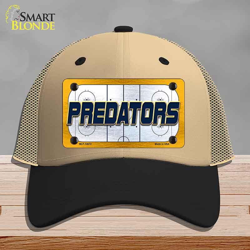 PREDATORS Graphic Novelty License Plate Hat HAT-MLP-14672 Mesh Khaki|Black