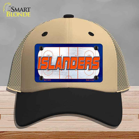 ISLANDERS Graphic Novelty License Plate Hat HAT-MLP-14674 Mesh Khaki|Black
