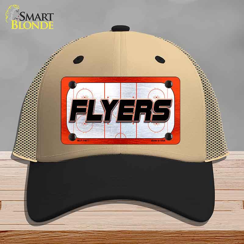 FLYERS Graphic Novelty License Plate Hat HAT-MLP-14677 Mesh Khaki|Black