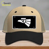 Made In Mexico Eagle Novelty License Plate Hat Mesh / Khaki|Black