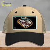 Welcome To Las Vegas Novelty License Plate Hat Mesh / Khaki|Black