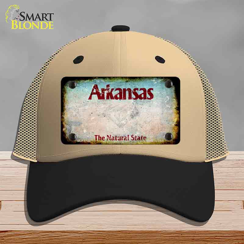Arkansas State Rusty Novelty License Plate Hat HAT-MLP-8120