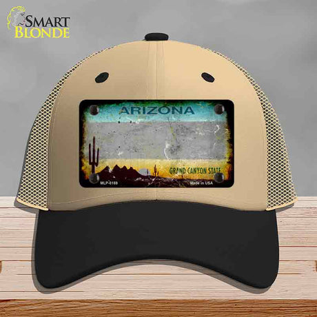 Arizona Gray Rusty Novelty License Plate Hat HAT-MLP-8169