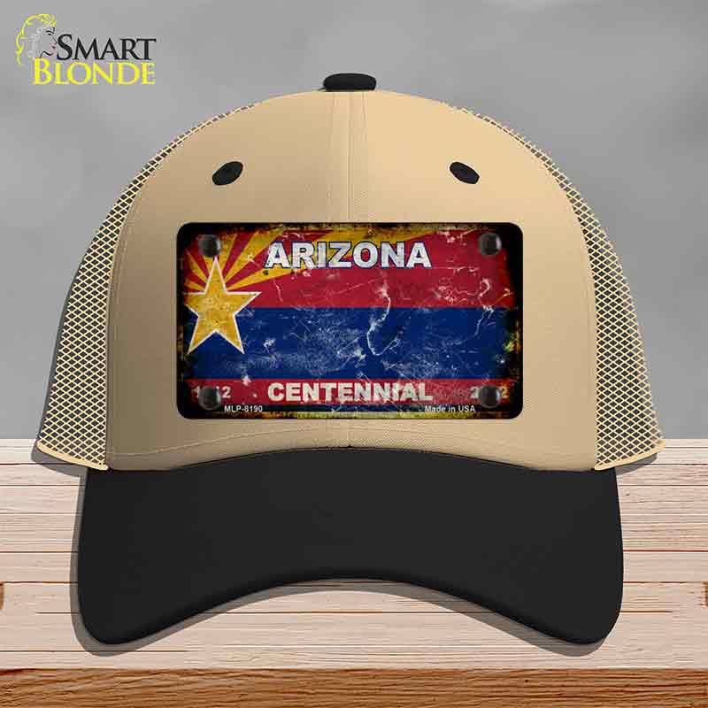 Arizona Centennial State Rusty Novelty License Plate Hat HAT-MLP-8190