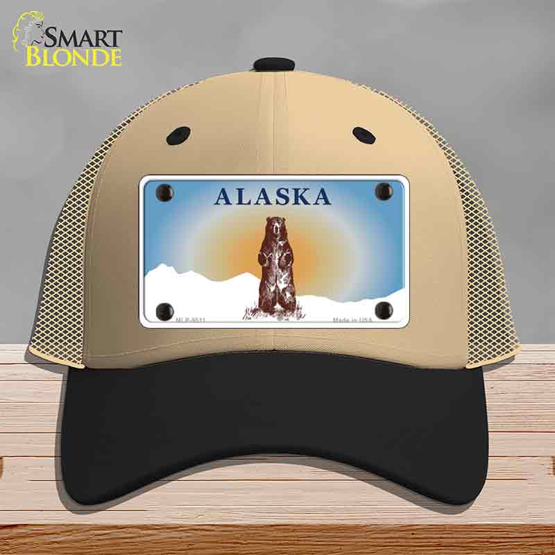 Alaska Bear Novelty License Plate Hat HAT-MLP-9511