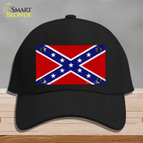 Confederate Flag Novelty License Plate Hat Cotton / Black