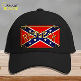 Redneck Confederate Flag Novelty License Plate Hat Cotton / Black