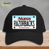 Razorbacks Arkansas Novelty License Plate Hat Cotton / Black