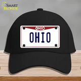 Ohio Maroon Novelty License Plate Hat Cotton / Black