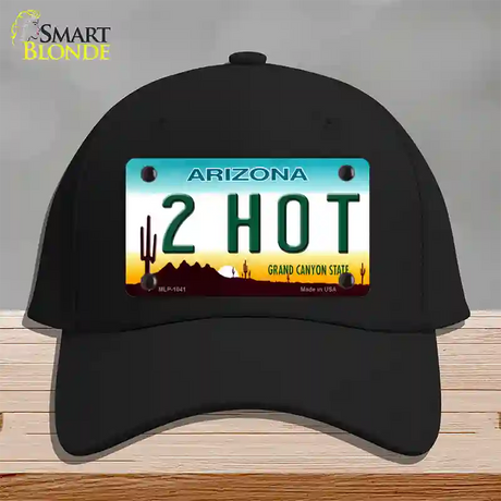 2 Hot Arizona Novelty License Plate Hat Cotton / Black