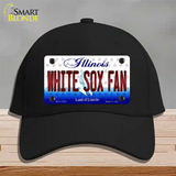 White Sox Fan Illinois Novelty License Plate Hat Cotton / Black