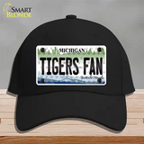 Tigers Fan Michigan Novelty License Plate Hat Cotton / Black