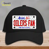 Oilers Fan Alberta Novelty License Plate Hat Cotton / Black