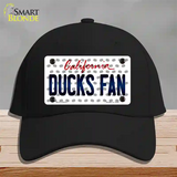 Ducks Fan California Novelty License Plate Hat Cotton / Black