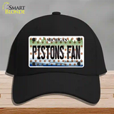Pistons Fan Michigan Novelty License Plate Hat Cotton / Black