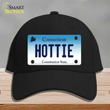 Hottie Connecticut Novelty License Plate Hat Cotton / Black
