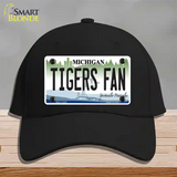 Tigers Fans Michigan Novelty License Plate Hat Cotton / Black