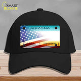 Arizona with American Flag Novelty License Plate Hat HAT-MLP-12331