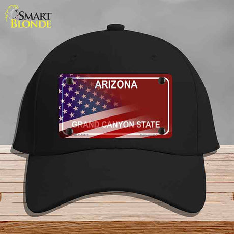 Arizona with American Flag Novelty License Plate Hat HAT-MLP-12471