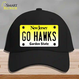 Go Hawks New Jersey Novelty License Plate Hat Cotton / Black