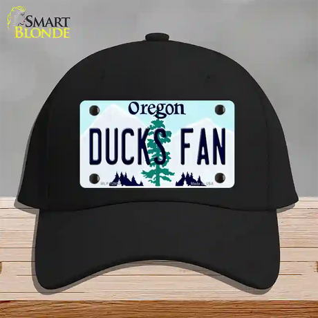 Ducks Fan Novelty License Plate Hat Cotton / Black